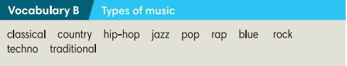 5.1 Vocabulary - Unit 5. The music of life – Tiếng Anh 6 – English Discovery 2 1