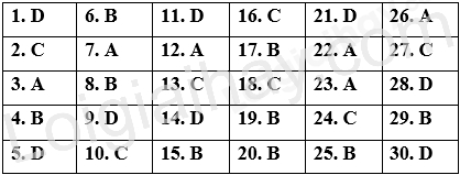 Đề thi học kì 1 Tiếng Anh 9 Right on! - Đề số 1 1 1