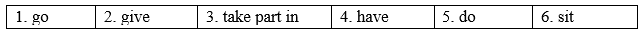Revision (Units 5-6) - SBT Tiếng Anh 8 Right on! 0 1