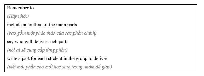 Tiếng Anh 8 Semester 2: Project (Optional) 4 1