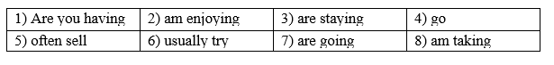 Unit 1 - Grammar Bank- SBT Tiếng Anh 8 Right on! 8 1