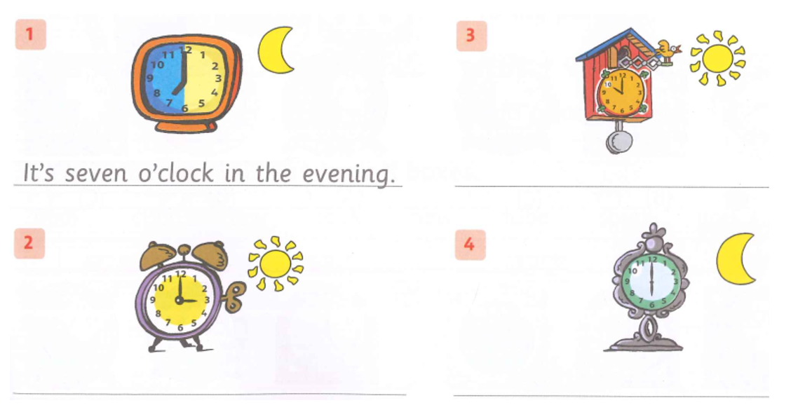 Unit 9. What time is it? - SBT Tiếng Anh 4 - Family and Friends 3 1