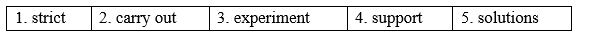 Vocabulary: Teenagers' school life - Unit 5. Teenagers' life - SBT Tiếng Anh 8 Right on! 2 1