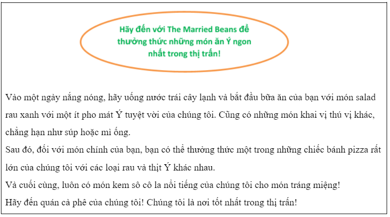 Writing: A food blog - Unit 5 - SBT Tiếng Anh 6 - Friends Plus (Chân trời sáng tạo) 2 2